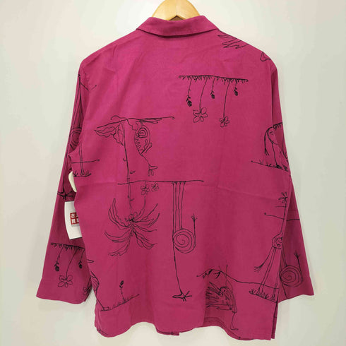 チコズデザイン CHICOS DESIGN L/S 総柄シャツ レディース JPN:2